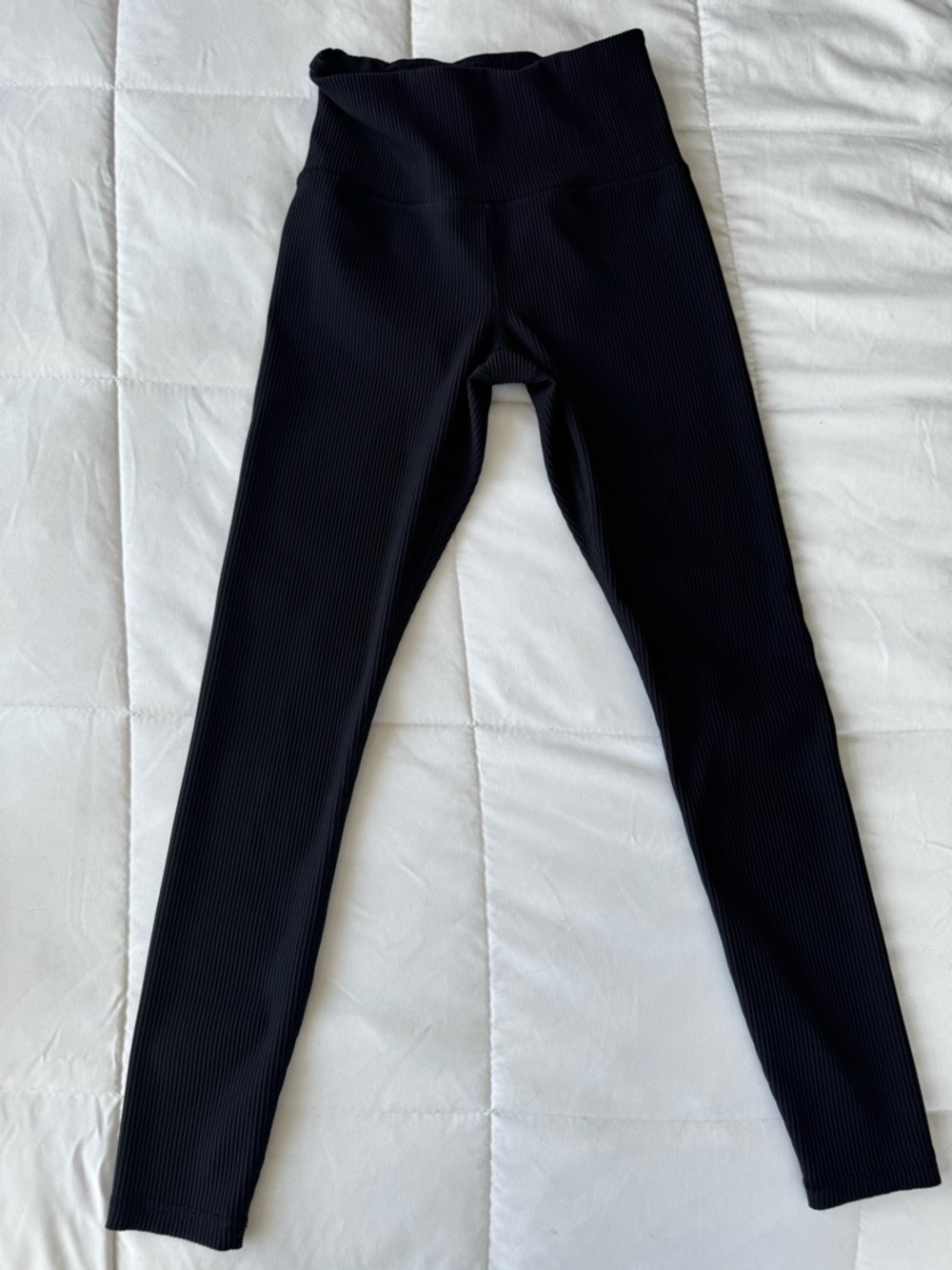 Black Ribbed Athletic Set - Picture 8 of 11
